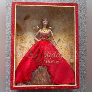 2014 Holiday Barbie Blonde Doll by Mattel